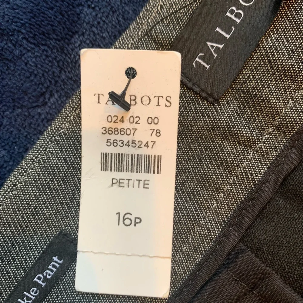 Talbots Gray Dress Pants with Straight Leg Design - Picture 4 of 5